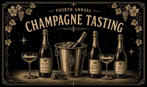 Fourth Annual Champagne Tasting